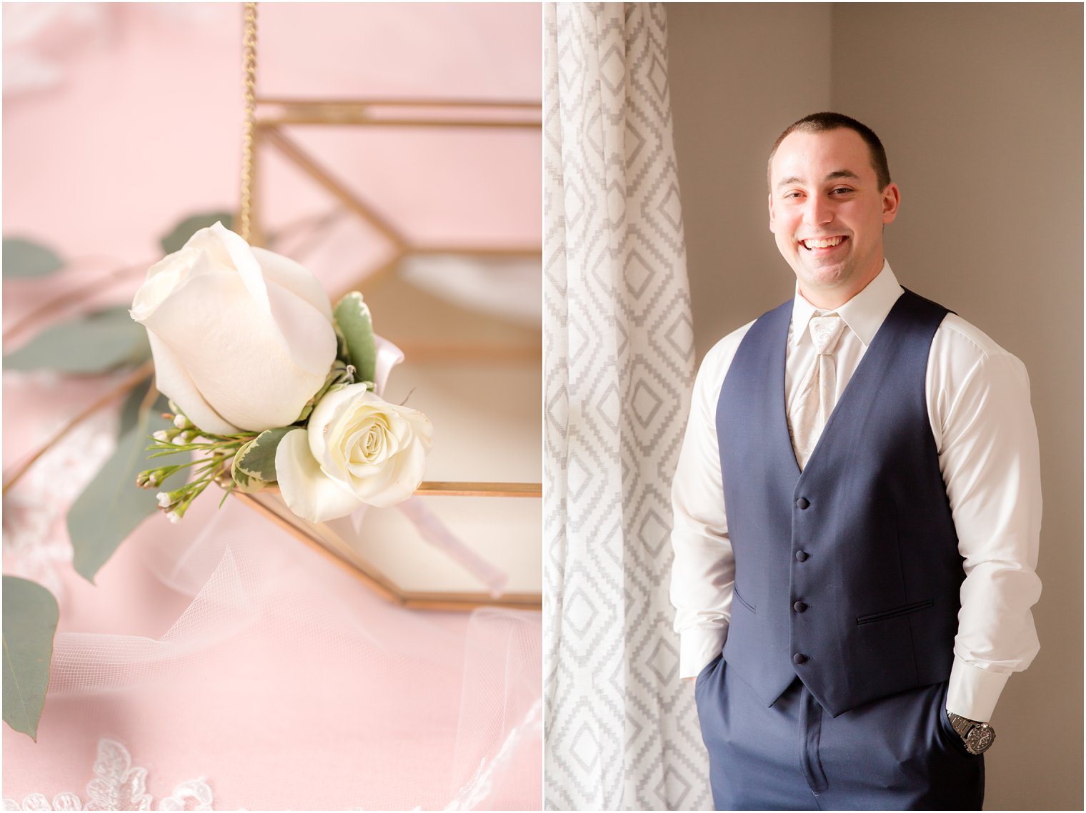 groom getting ready on his wedding day