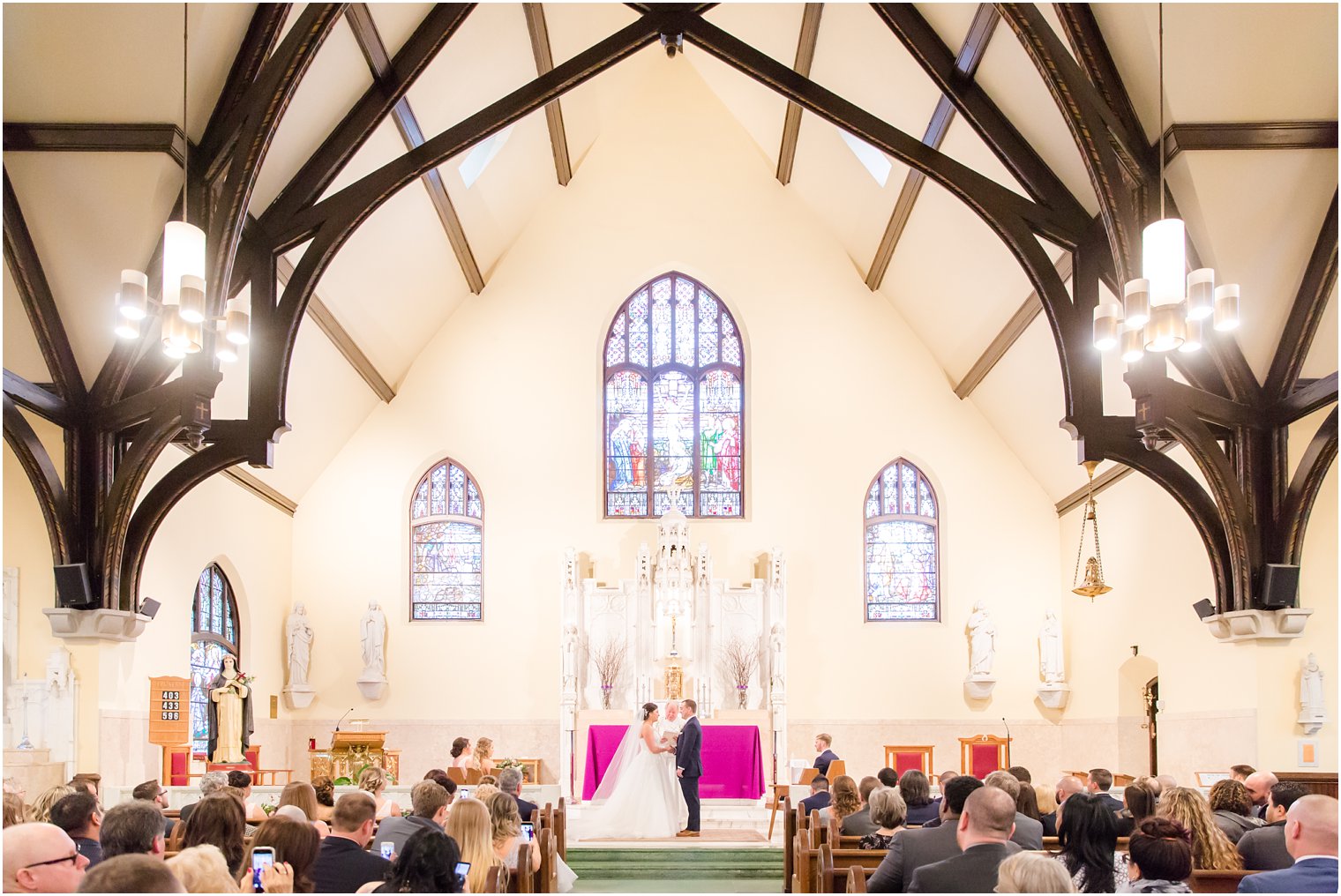 Traditional church ceremony at St. Rose in Belmar, NJ