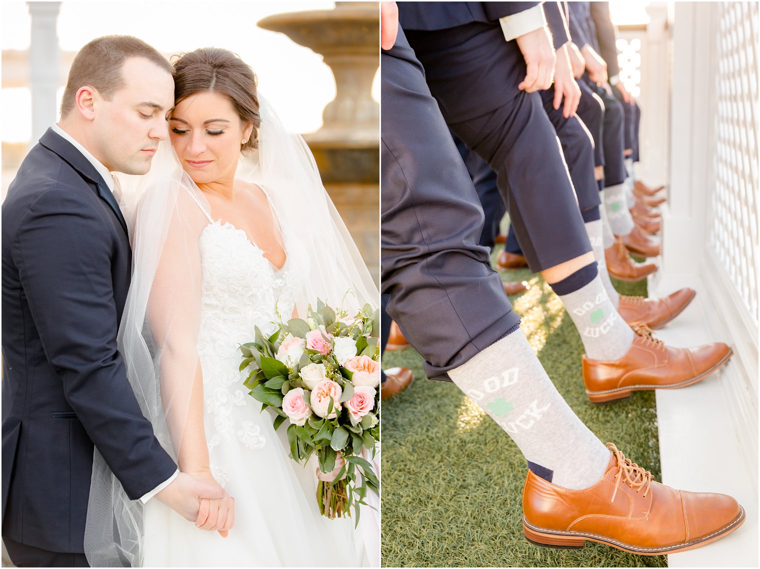 navy blue wedding details