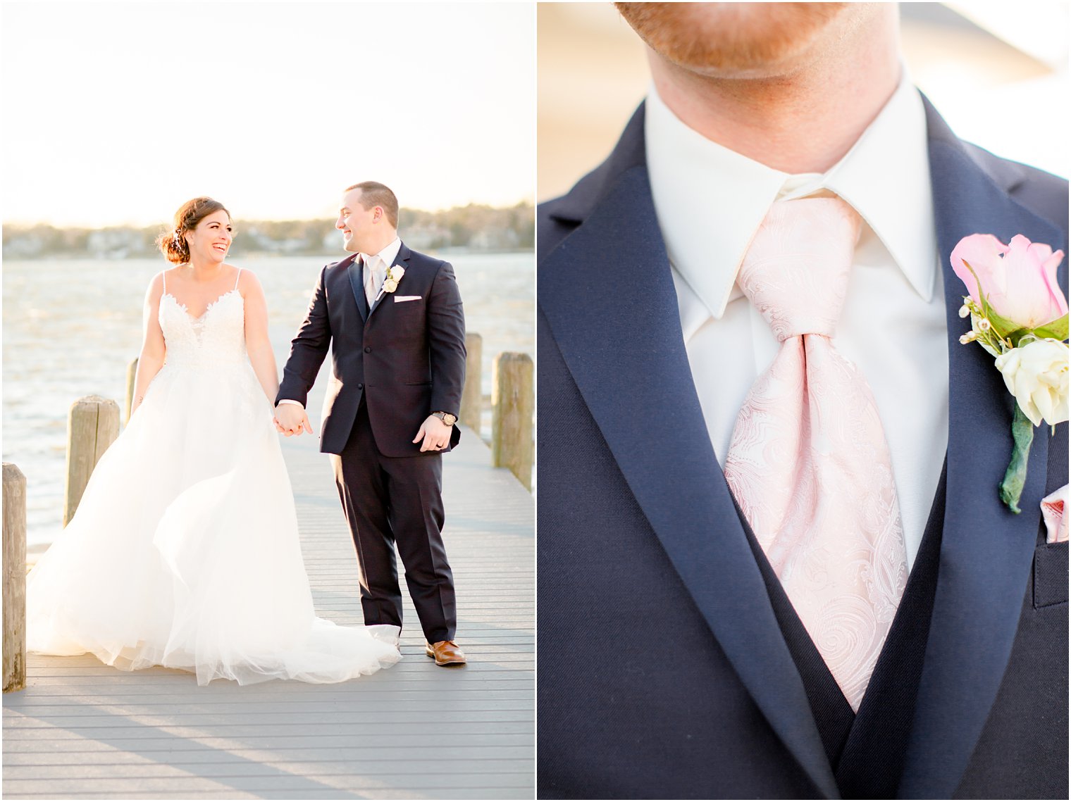 wedding day at Clarks Landing Yacht Club