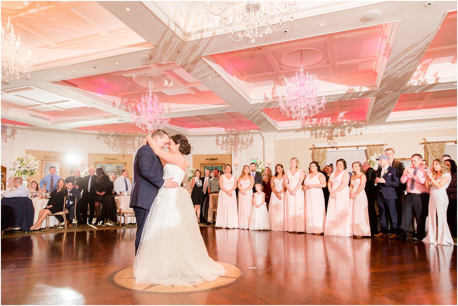 wedding reception at Clarks Landing Yacht Club in Point Pleasant NJ