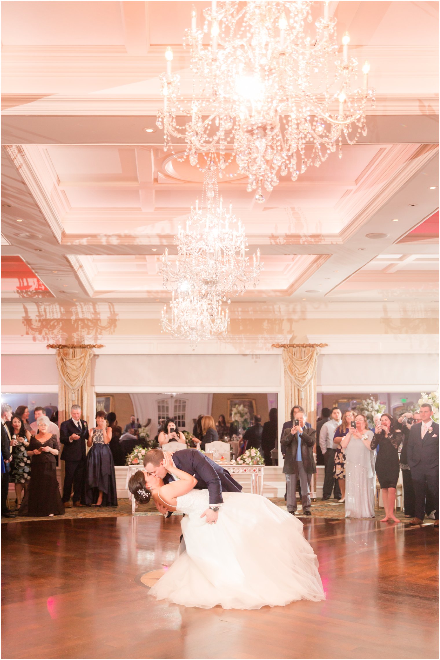 wedding reception at Clarks Landing Yacht Club in Point Pleasant NJ