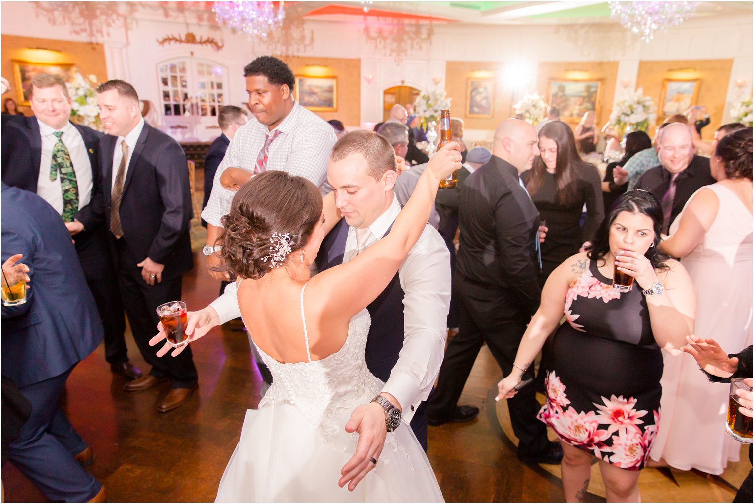 wedding reception at Clarks Landing Yacht Club in Point Pleasant NJ