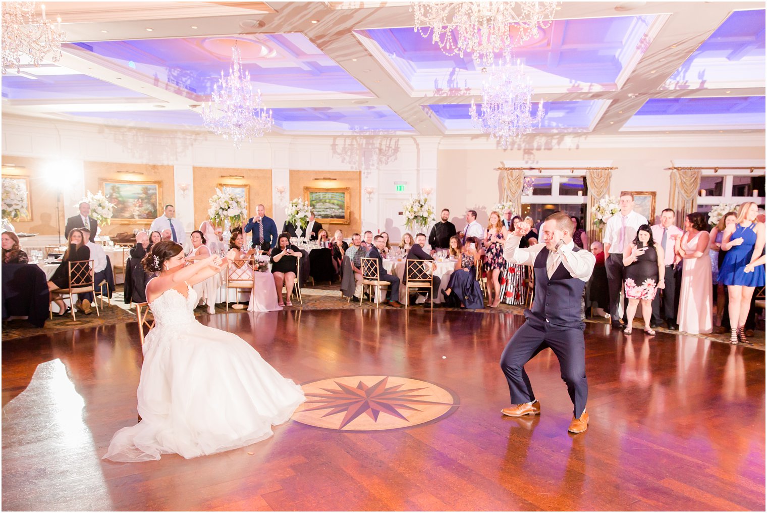 wedding reception at Clarks Landing Yacht Club in Point Pleasant NJ