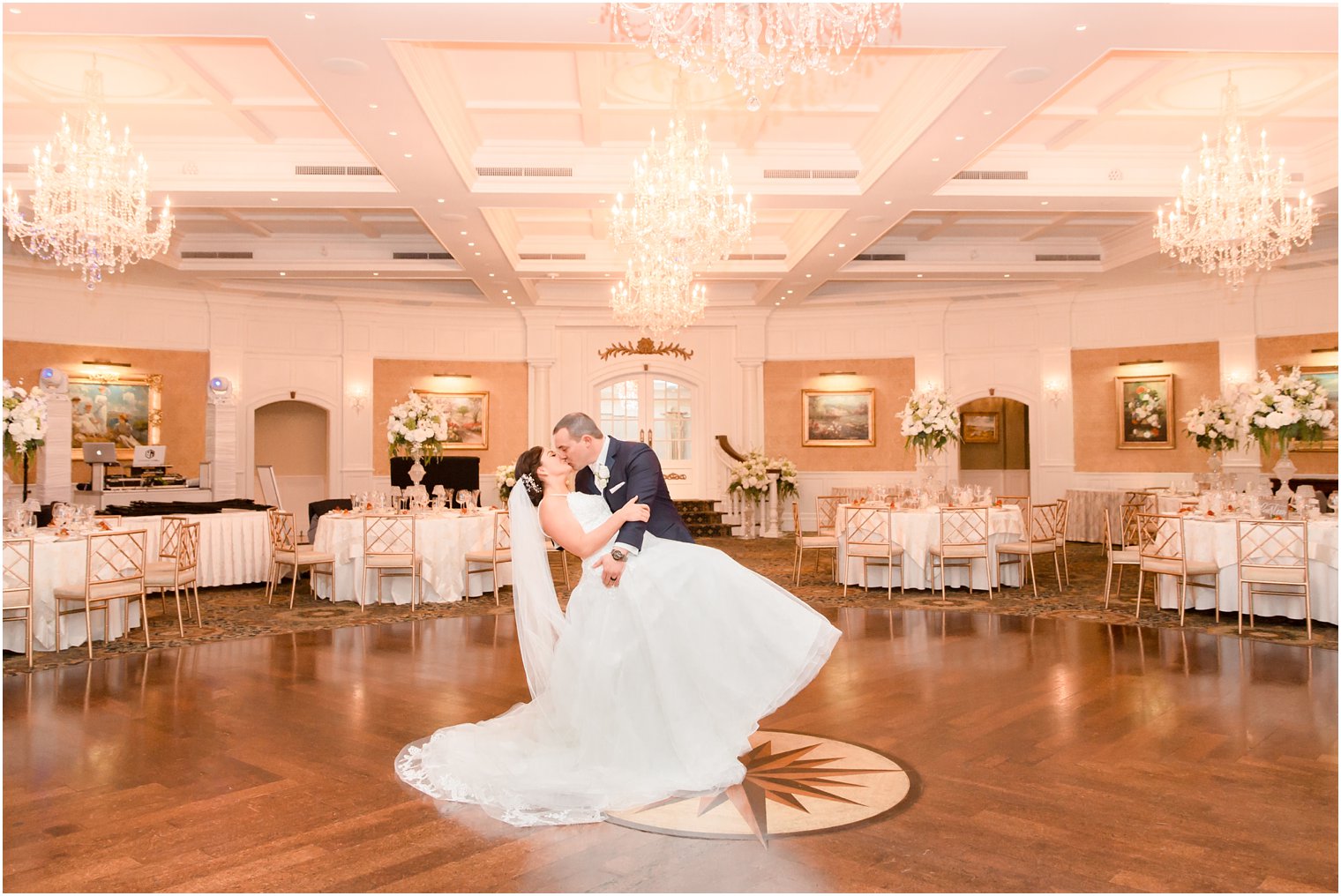 wedding reception at Clarks Landing Yacht Club in Point Pleasant NJ