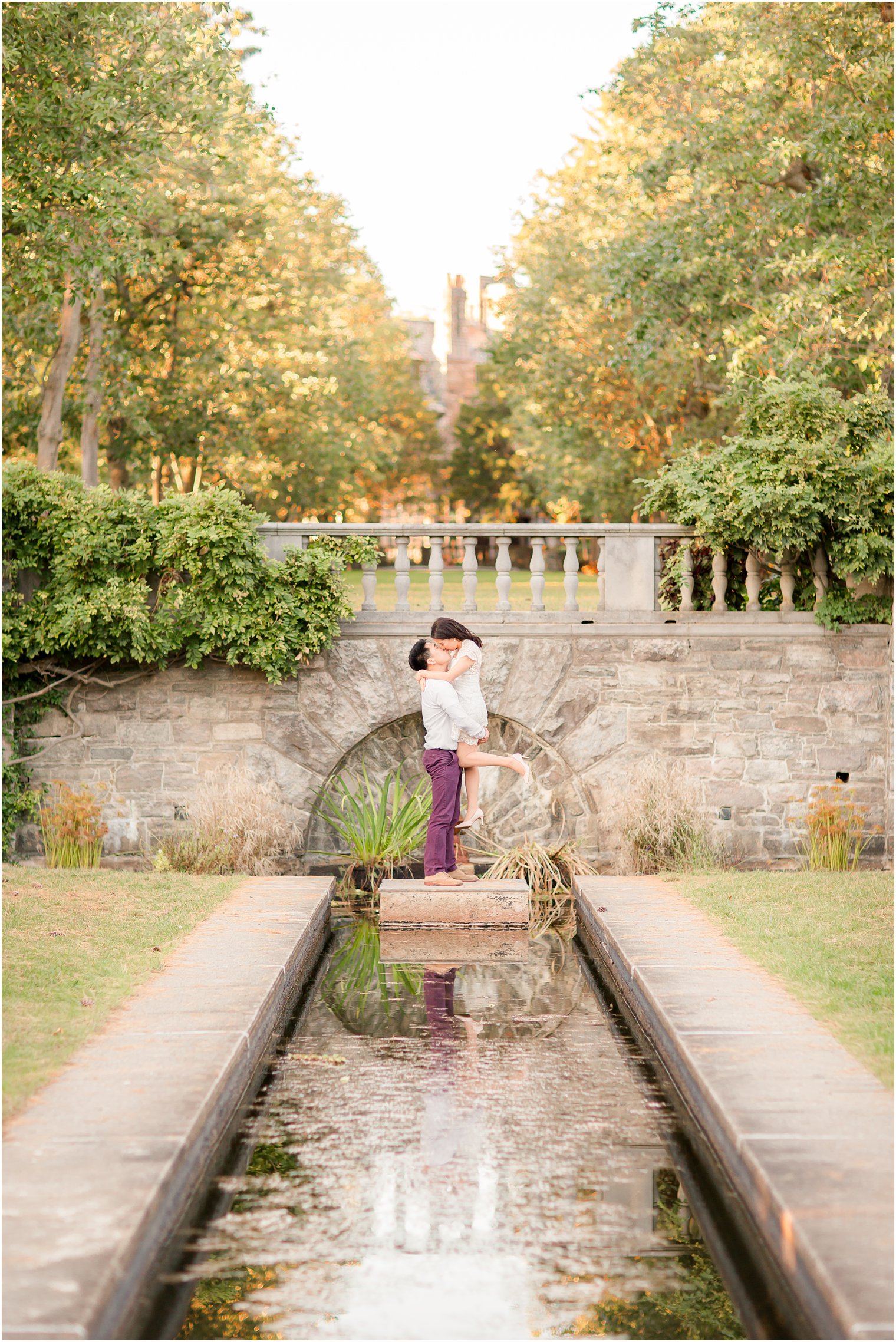 engagement photo at skylands manor