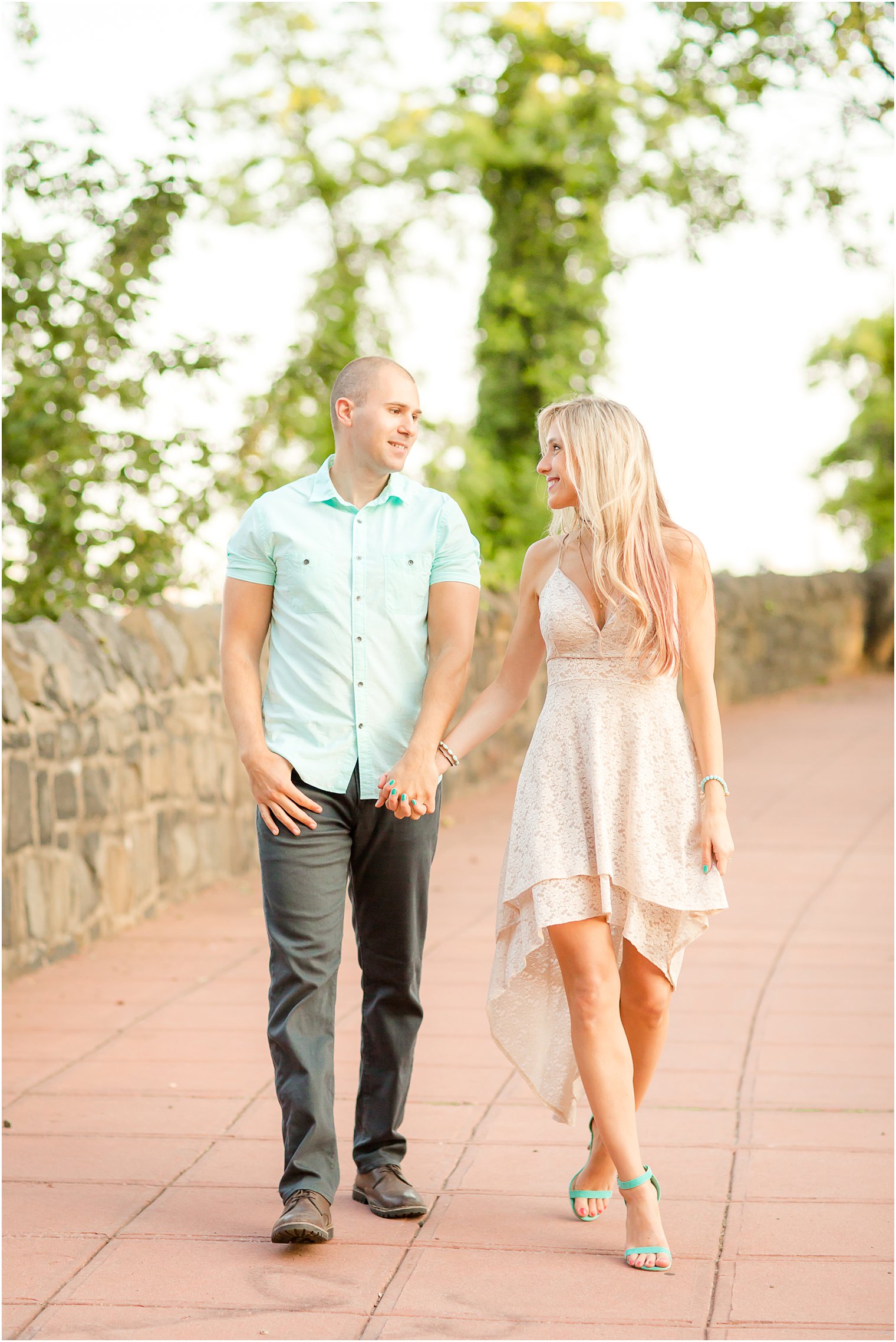 engagement photo in north bergen, nj