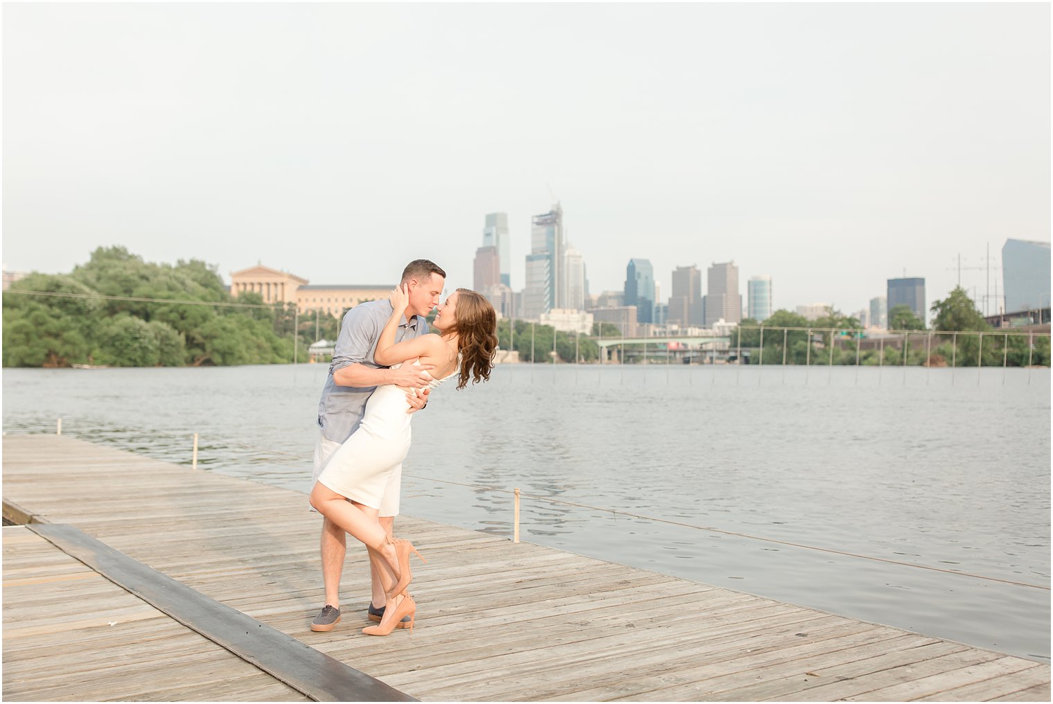 engagement photo in philadelphia pa