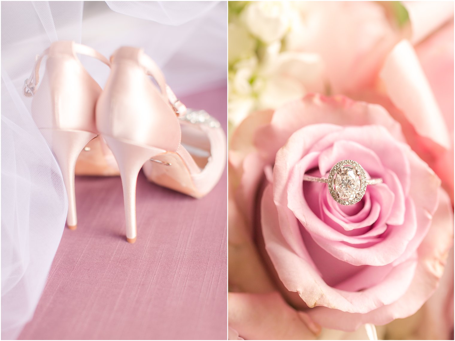 pink Badgley Mischka shoes