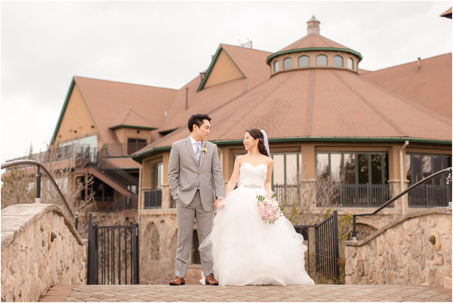 Bride and groom photos at Crystal Springs Resort