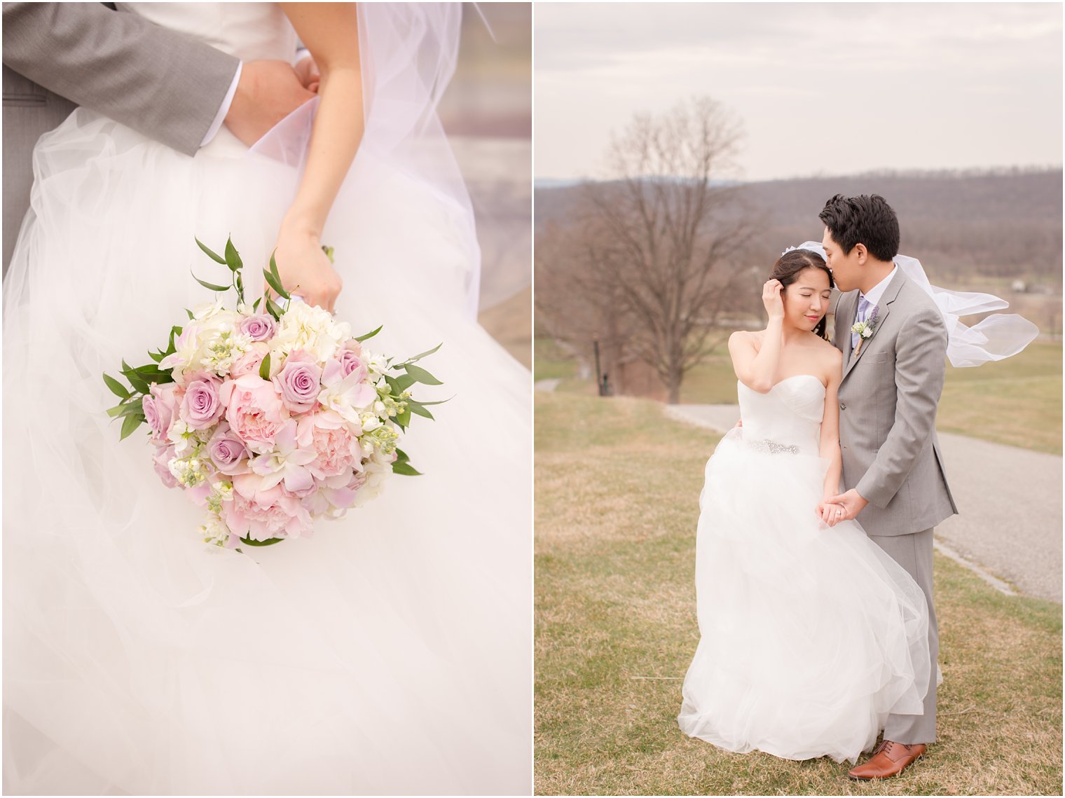 Bride and groom photos at Crystal Springs Resort