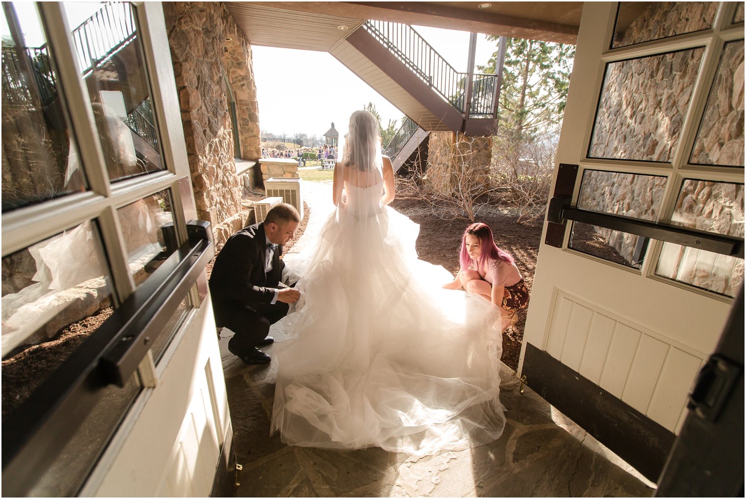 Wedding ceremony at Crystal Springs Resort