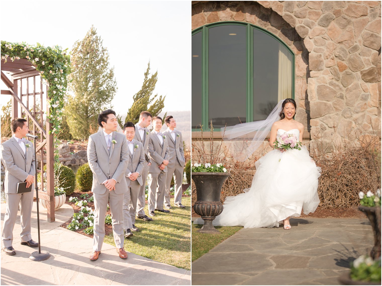 Wedding ceremony at Crystal Springs Resort