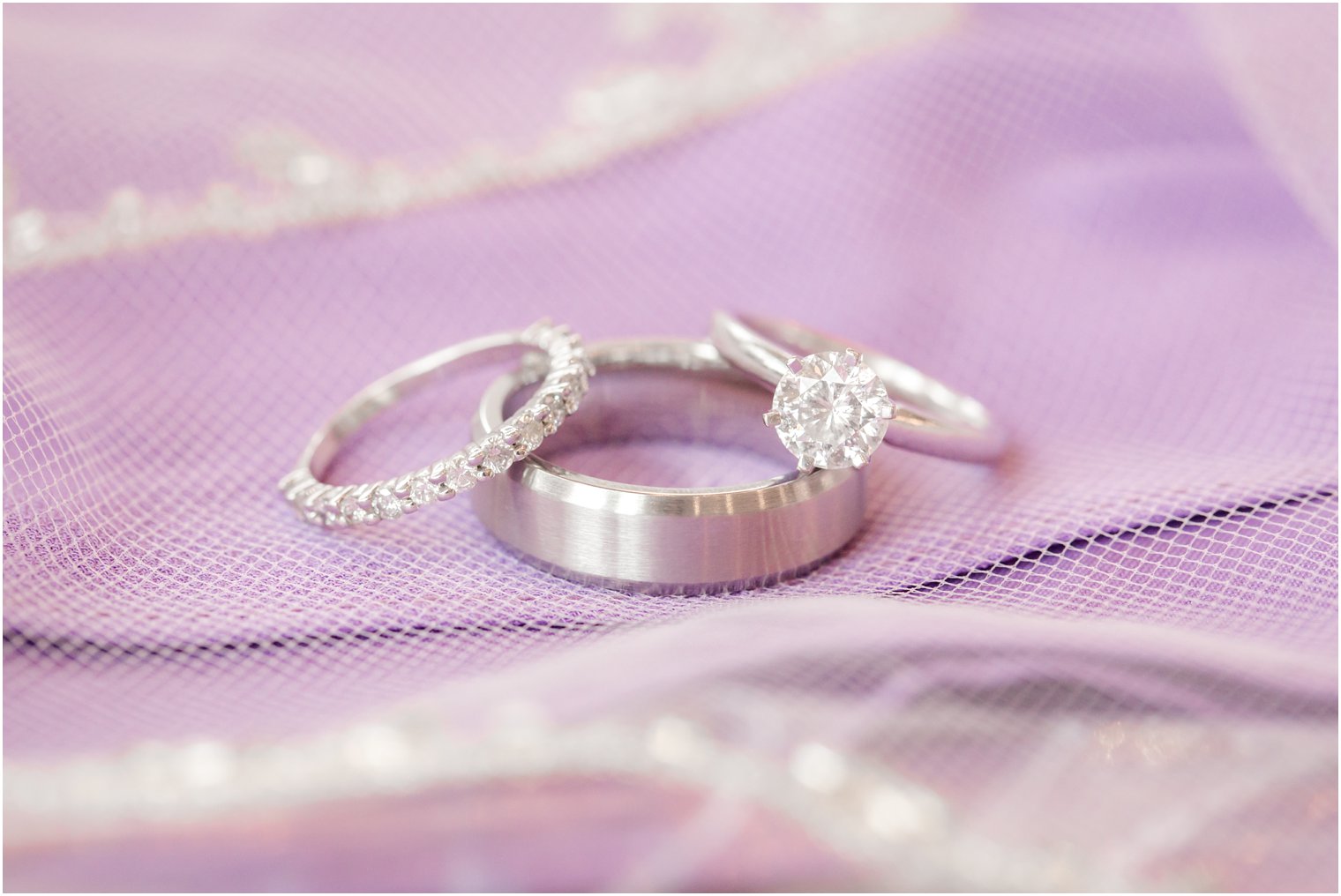 Close-up of wedding rings