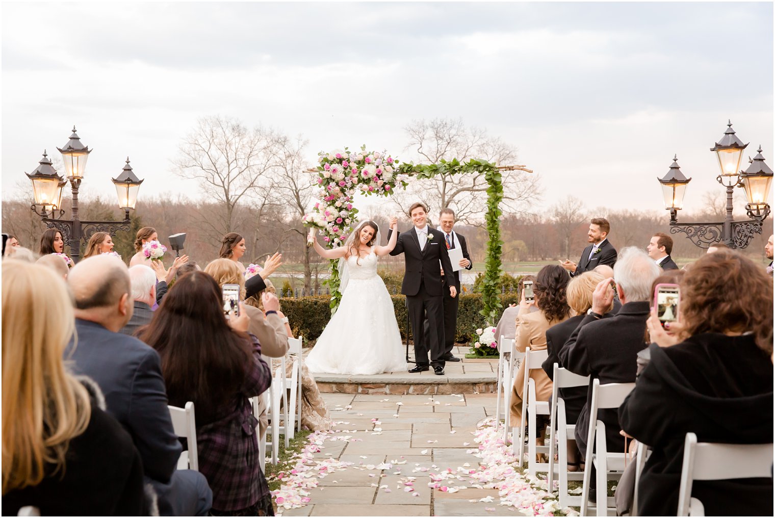 wedding ceremony at Park Savoy Estate