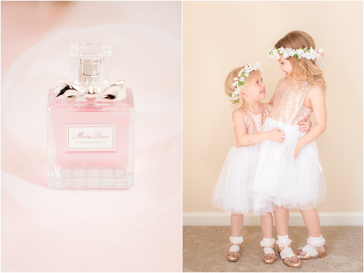 miss dior perfume and flower girls