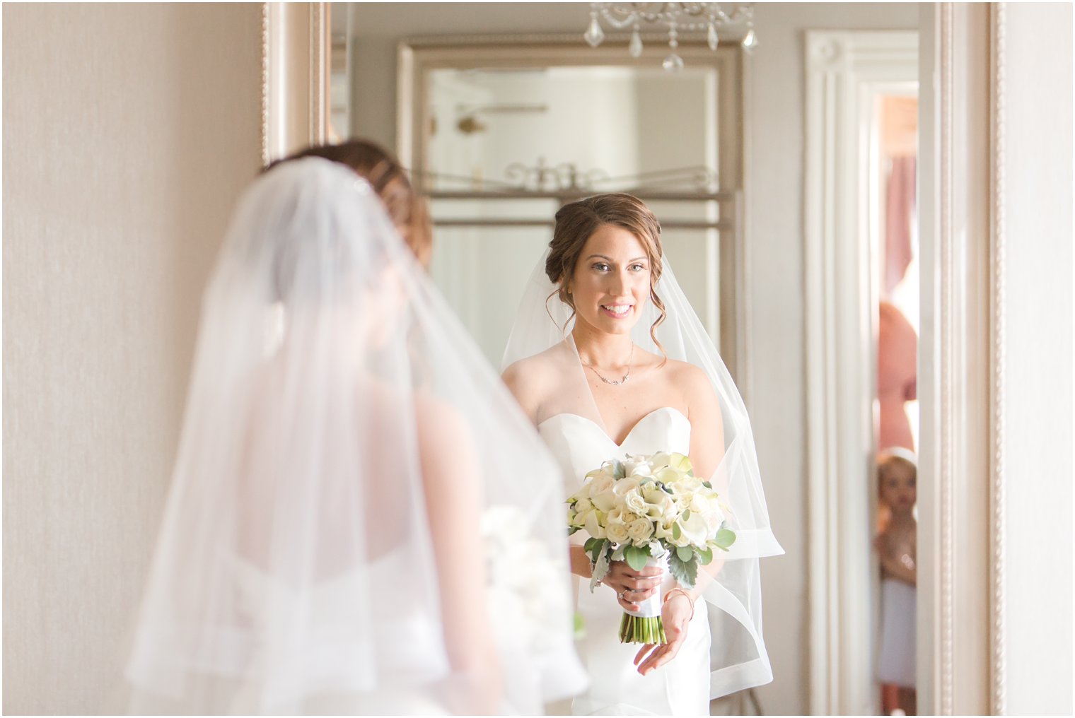 classic portrait of bride at Pen Ryn Estate