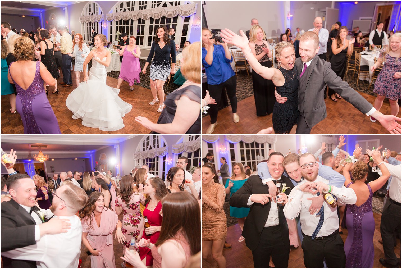 dancing photos at reception at Pen Ryn Estate