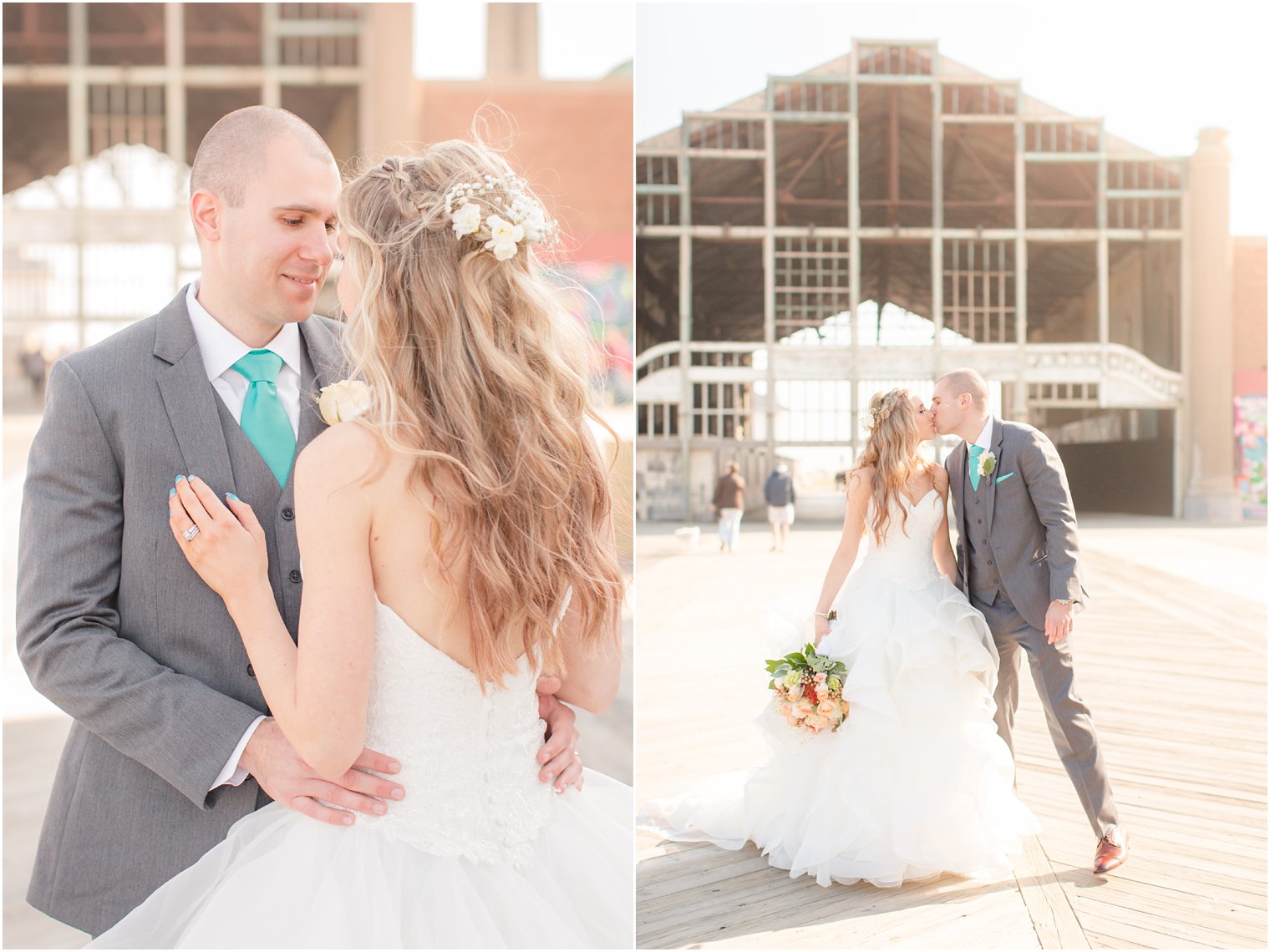 Candid wedding photos in Asbury Park