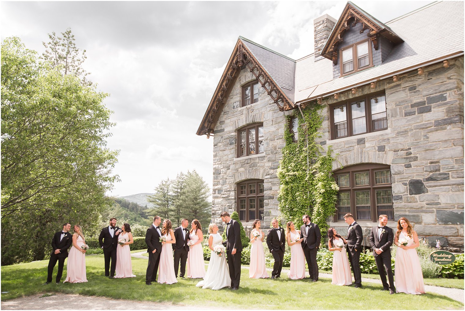 Bridal party at Castle Hill Resort and Spa
