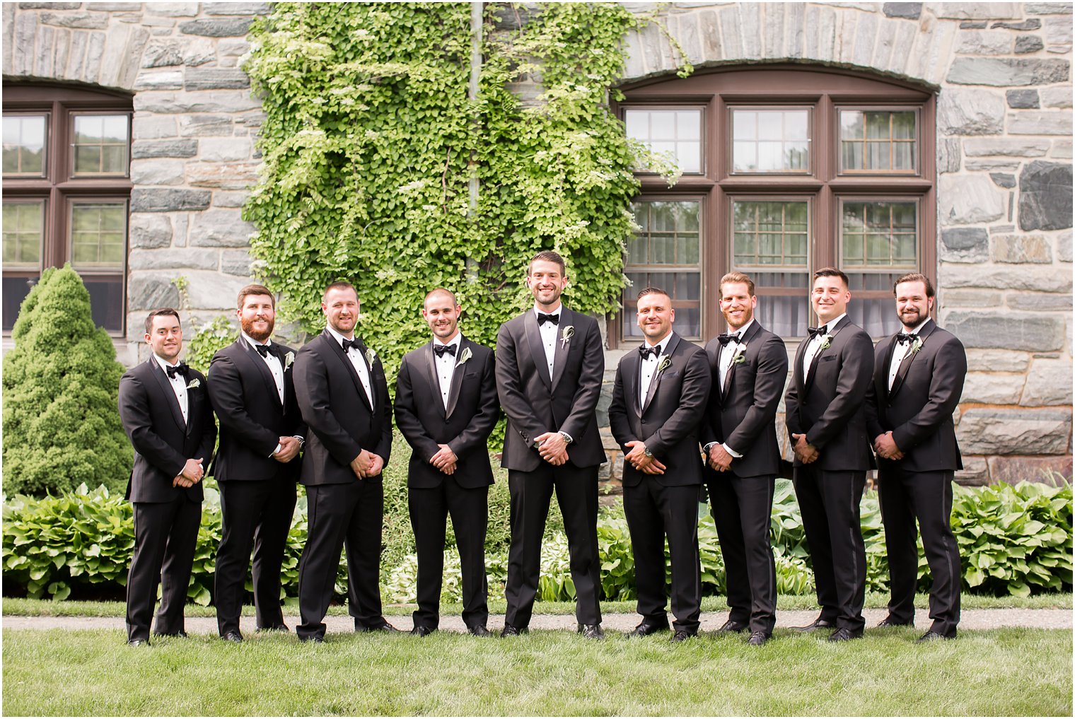 Groomsmen at Castle Hill Resort and Spa
