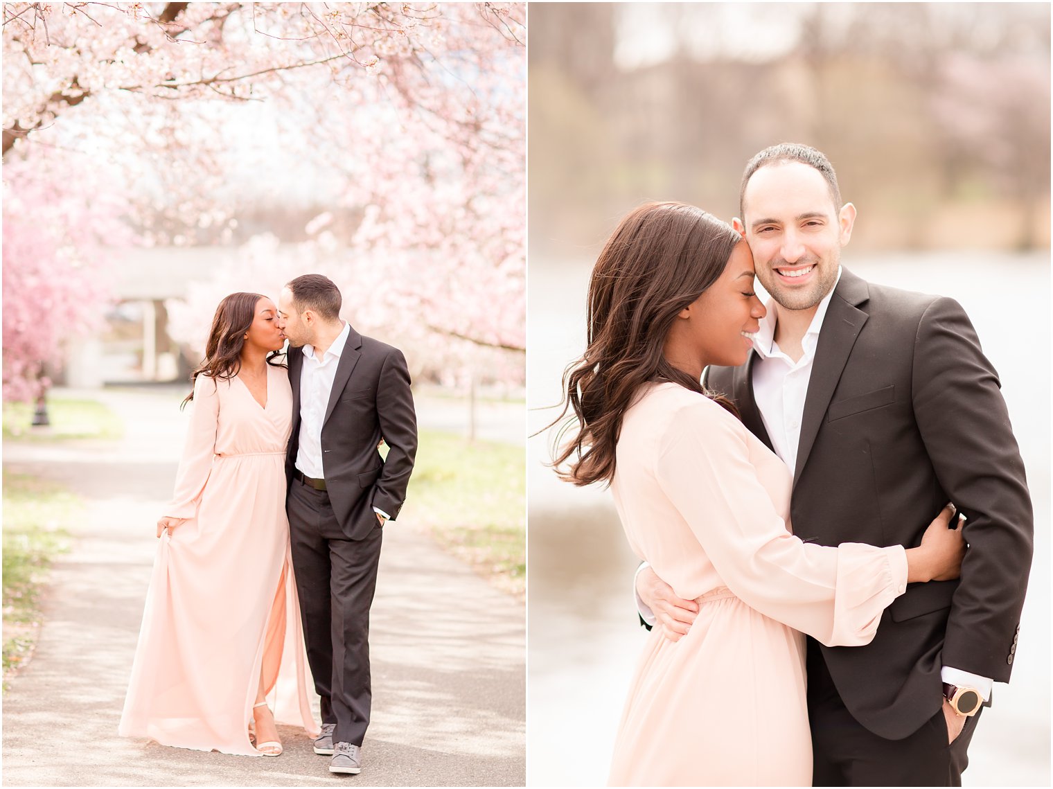 engagement photos at Branch Brook Park