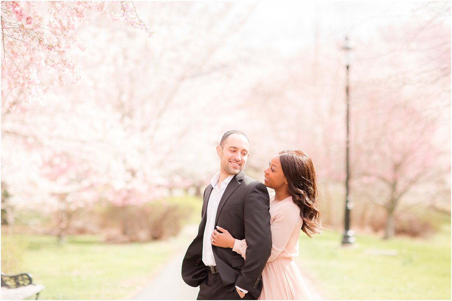 romantic photos at Branch Brook Park