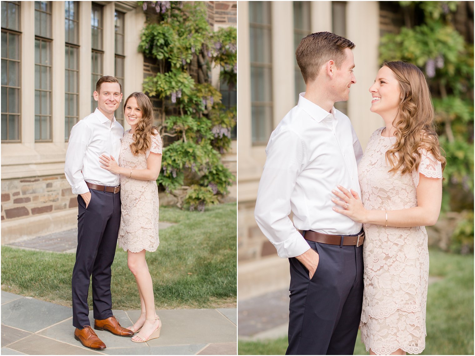 classic wedding photography during Princeton Engagement Session