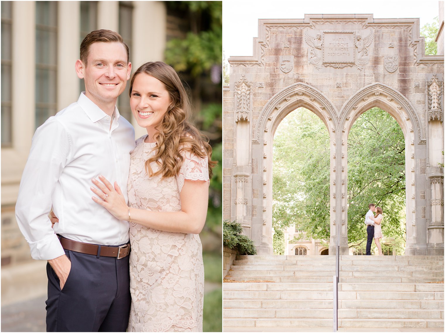 young couple engaged