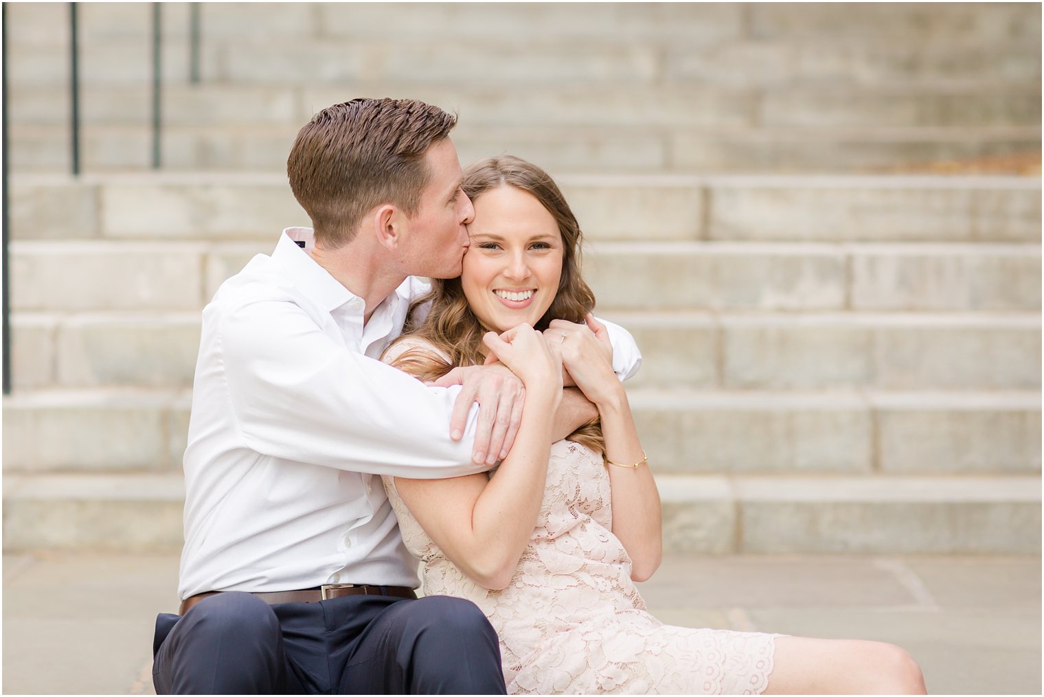 romantic nj engagement photos