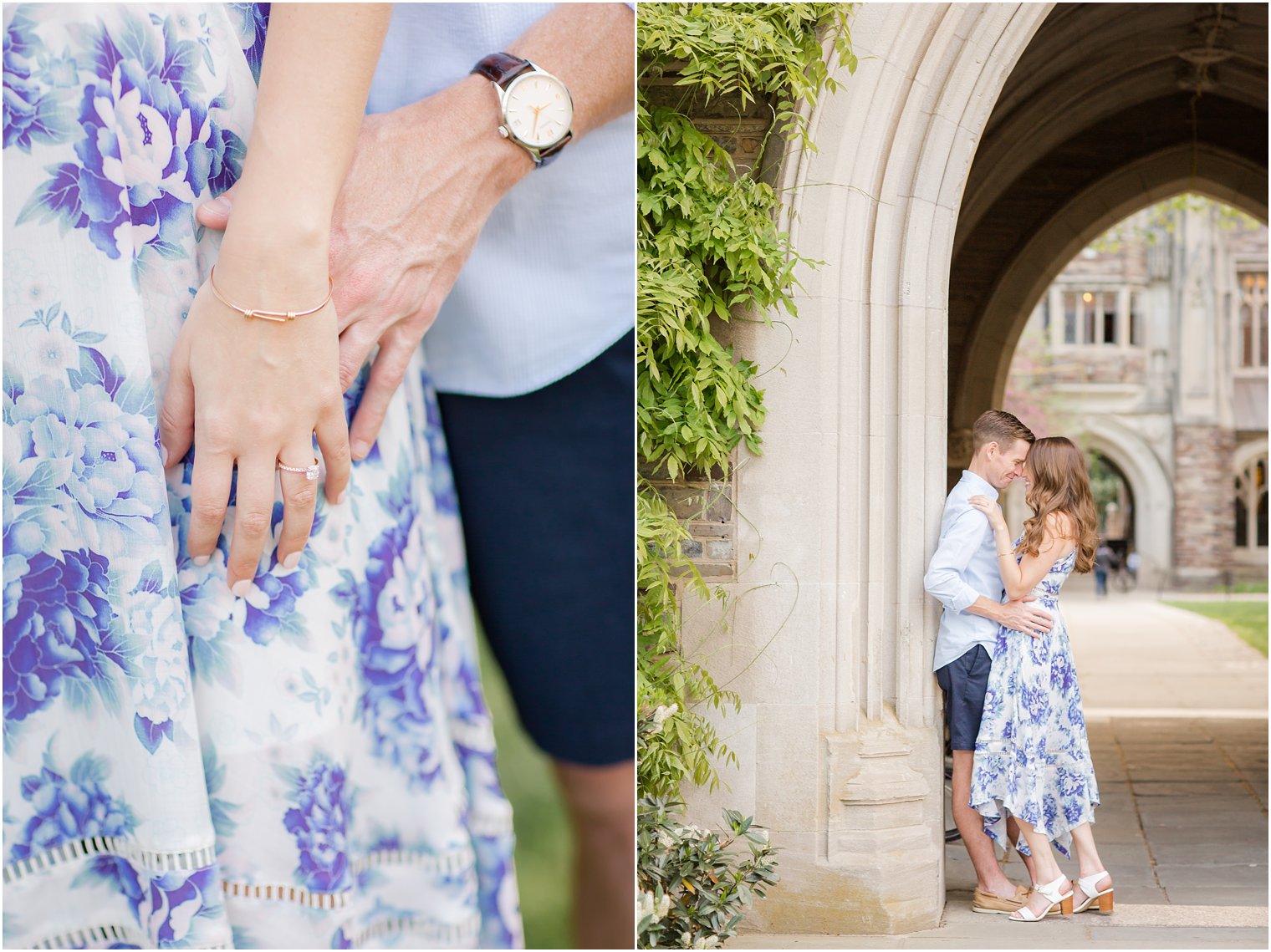 engagement outfits with blue