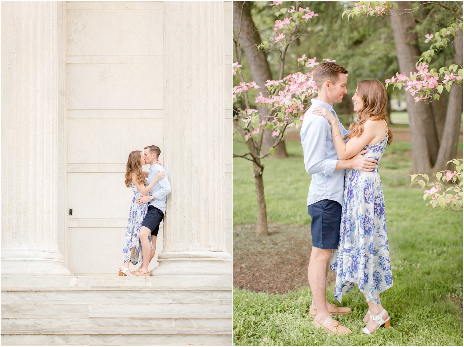 spring engagement photos in Princeton 