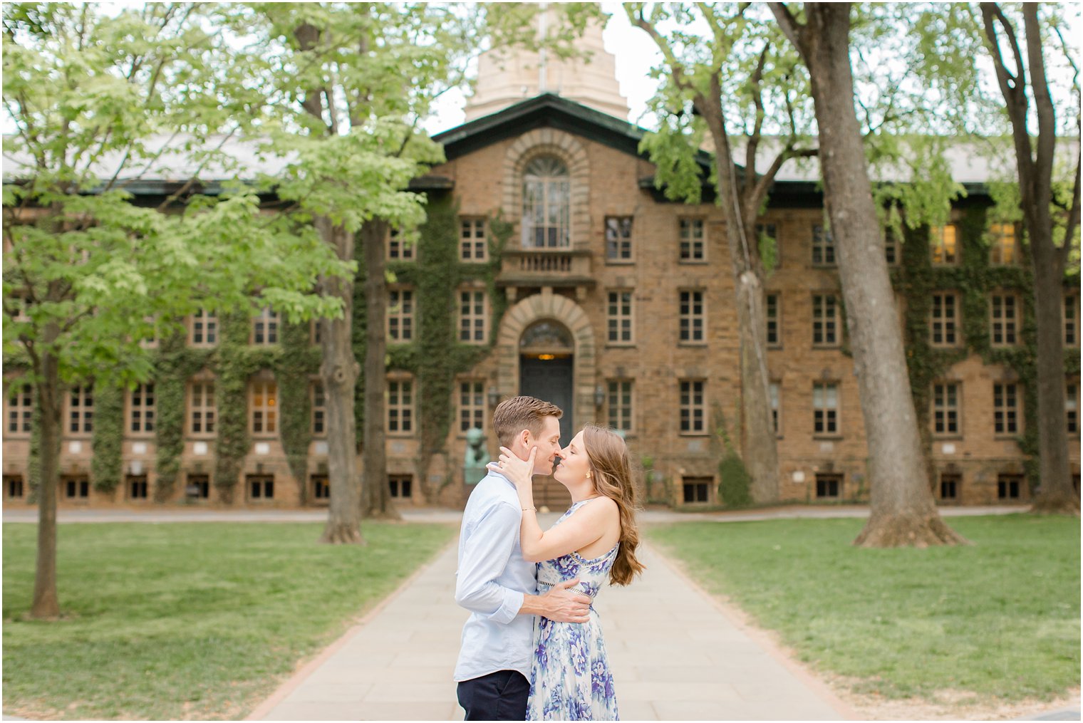 almost kiss at quad at princeton university