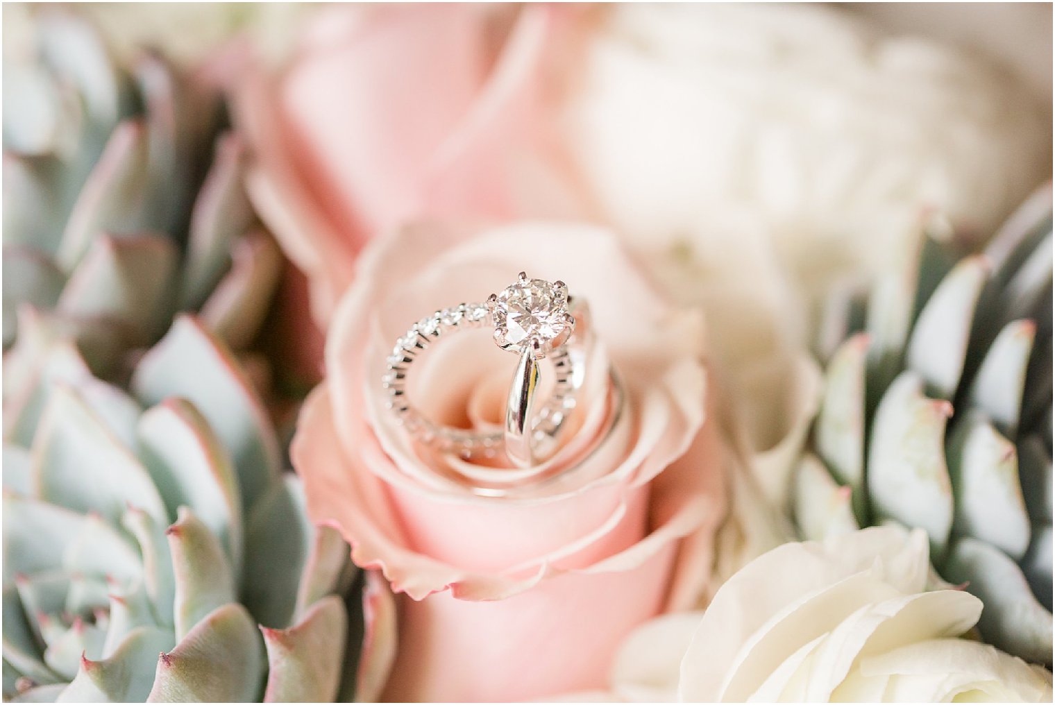 Ring in bouquet photo at Windows on the Water at Frogbridge