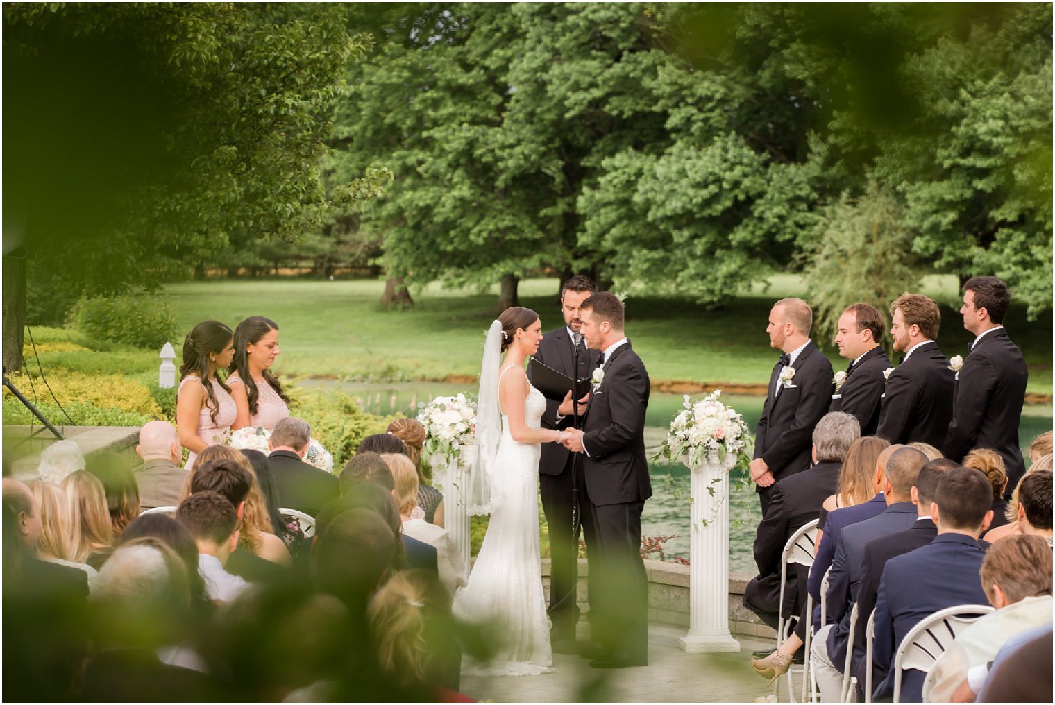 Spring wedding at Windows on the Water at Frogbridge