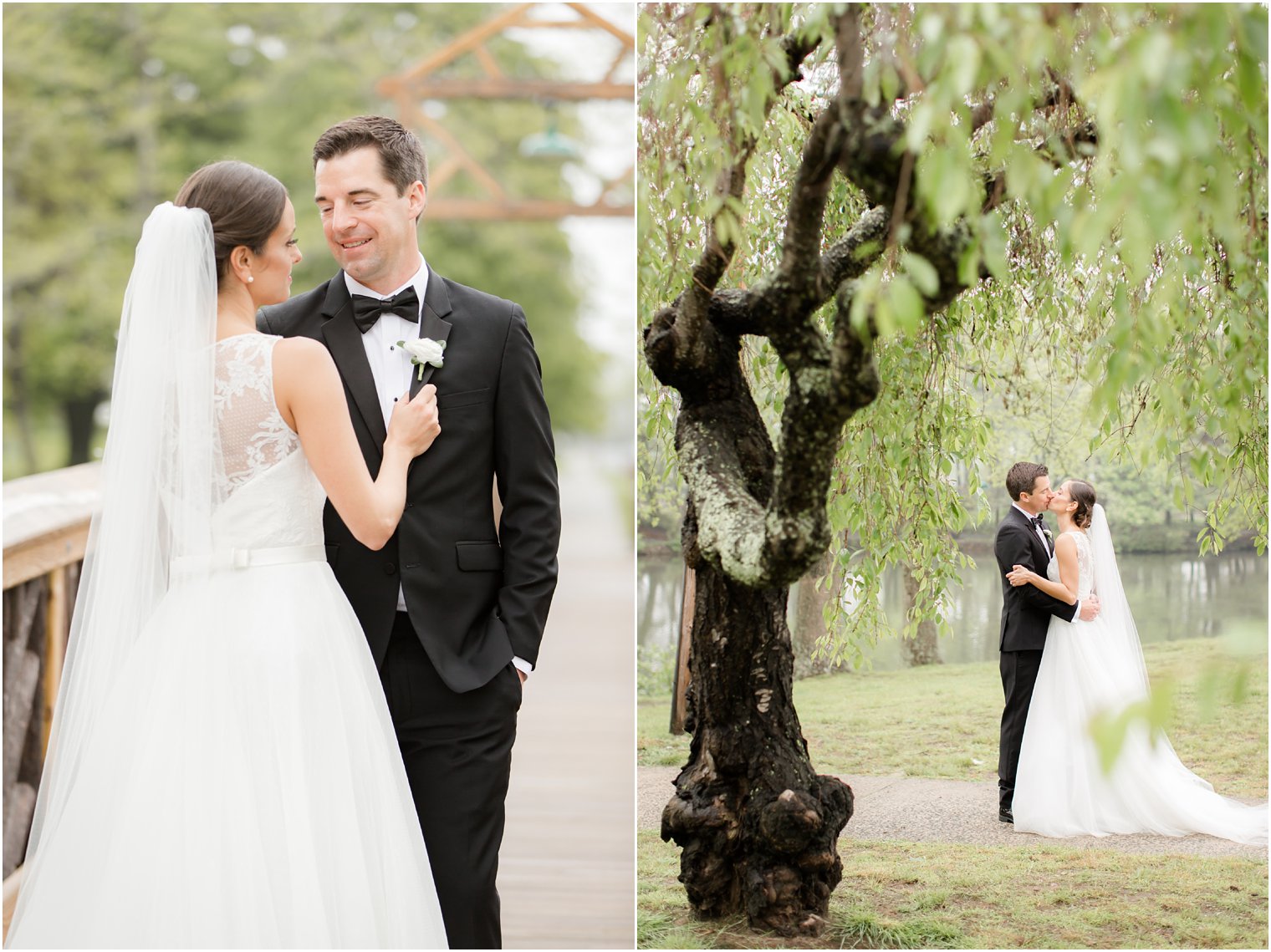 Romantic wedding photos in Spring Lake, NJ