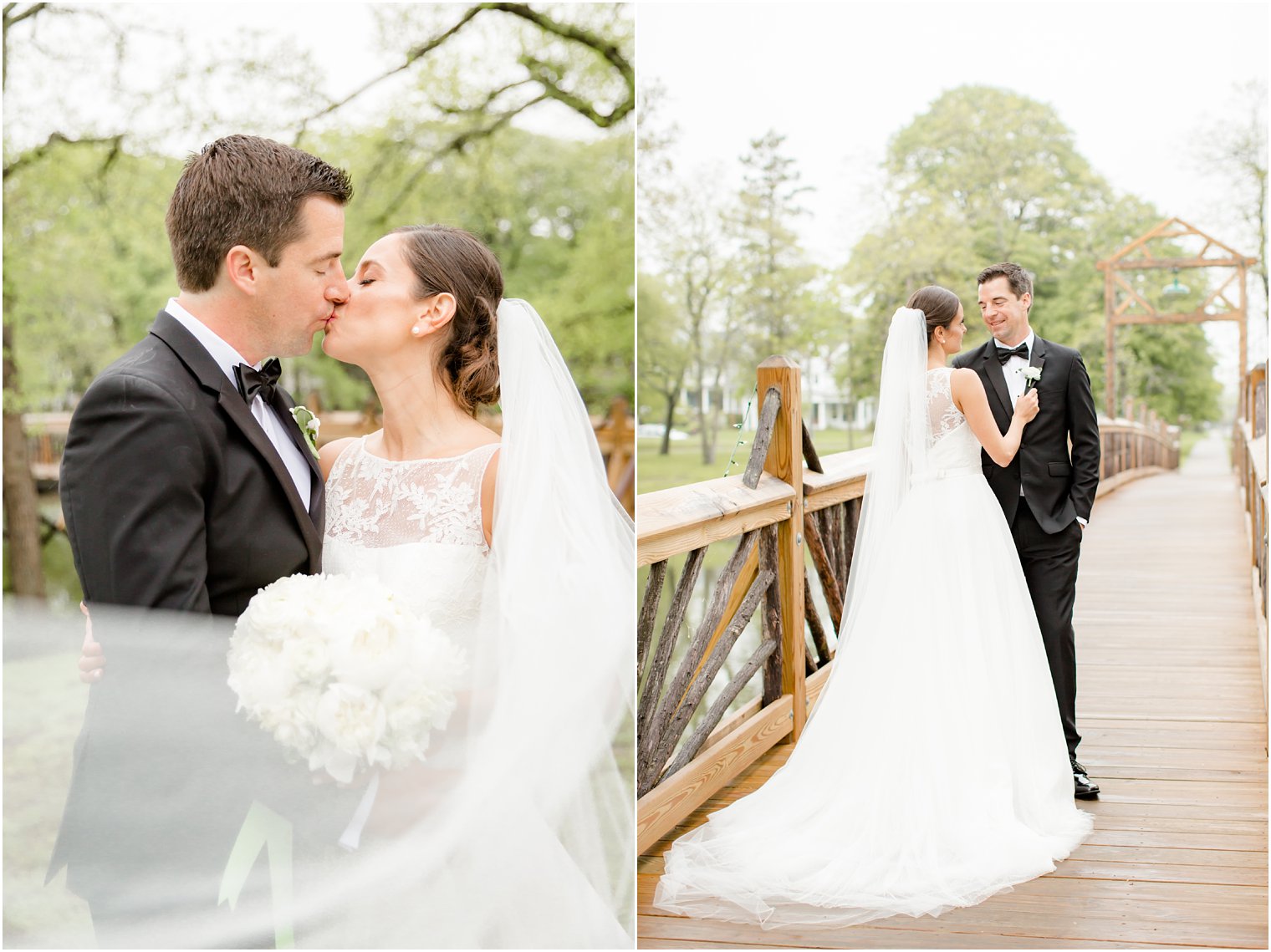 romantic bride and groom portraits