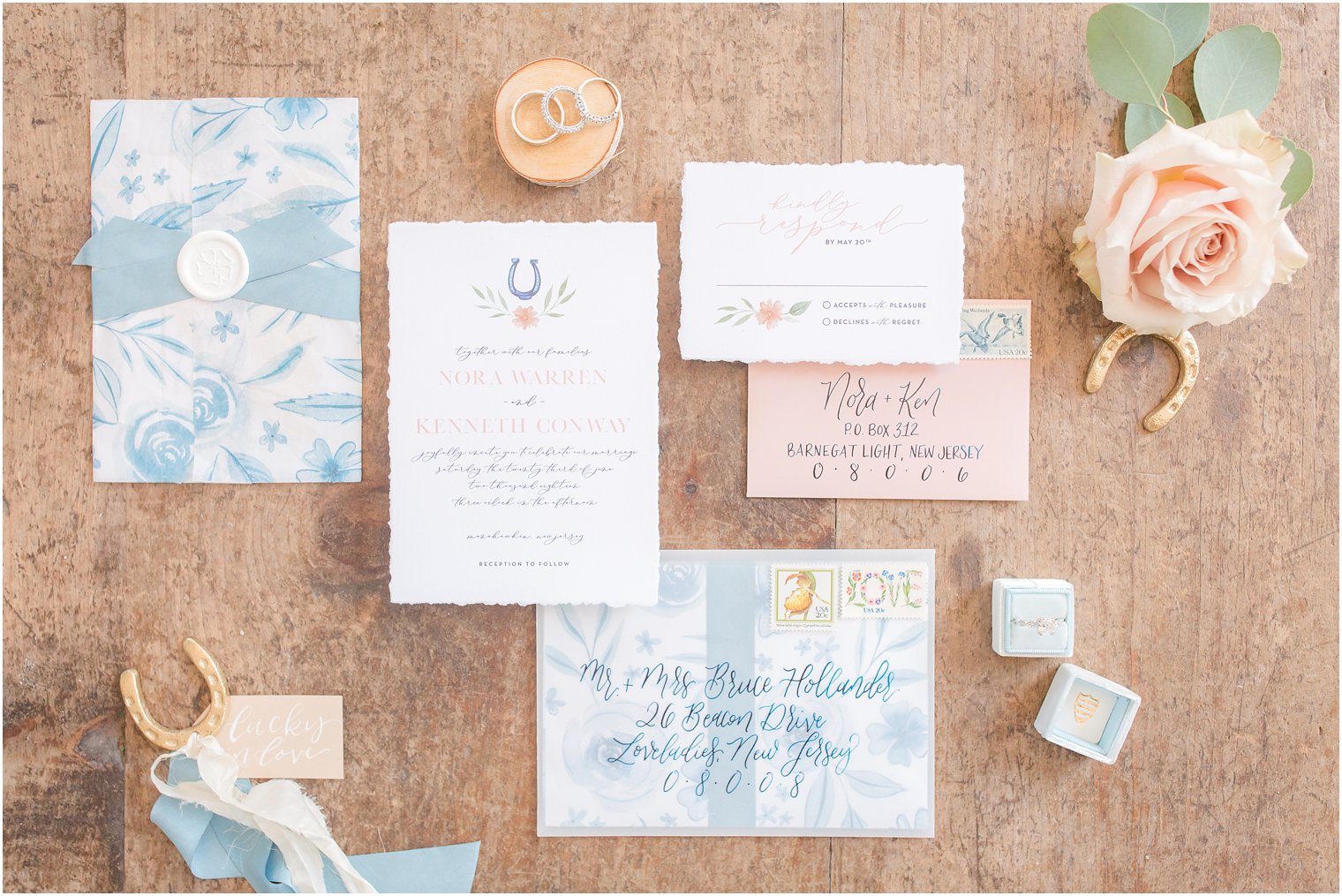 Wedding invitation by Crisp by Britt