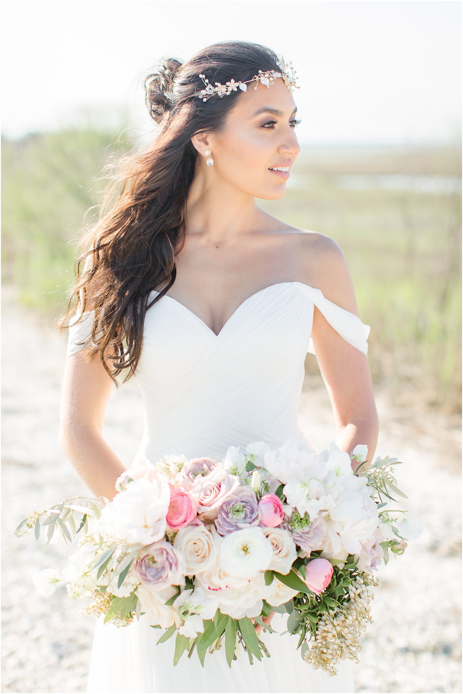 Bride at Bonnet Island Estate | Weddings of Distinction 