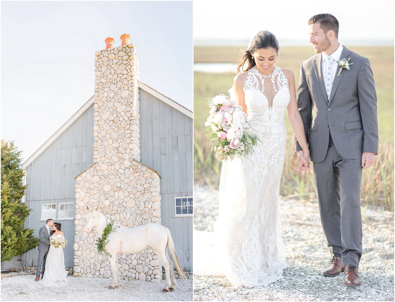 Summer wedding photos at Bonnet Island Estate