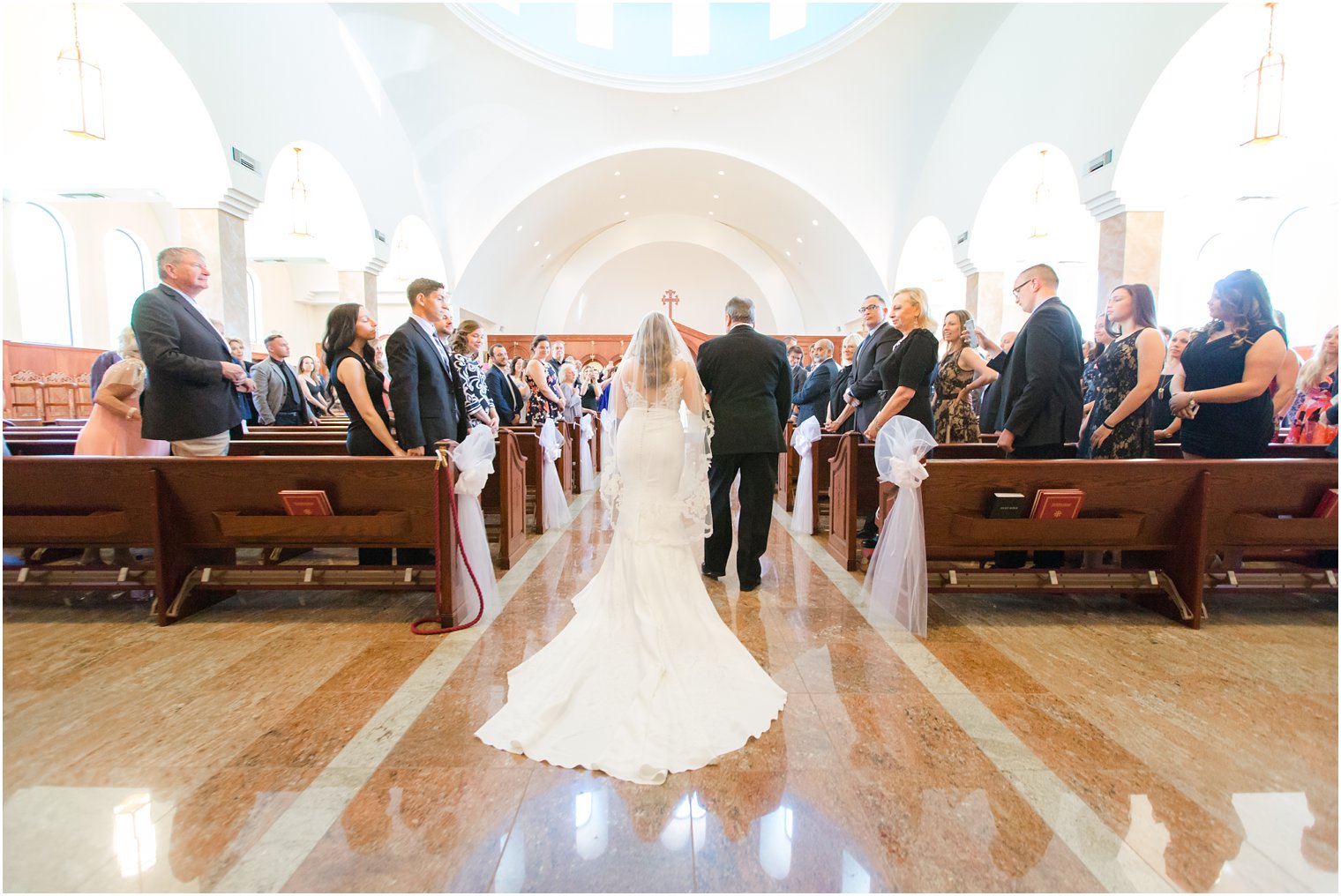 Wedding ceremony at St George Greek Orthodox Church Ocean Twp