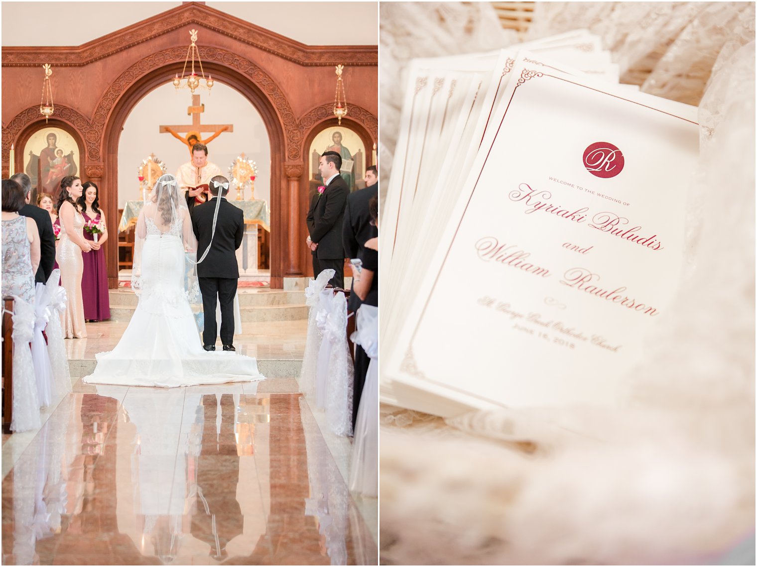 Greek ceremony at St George Greek Orthodox Church Ocean Twp