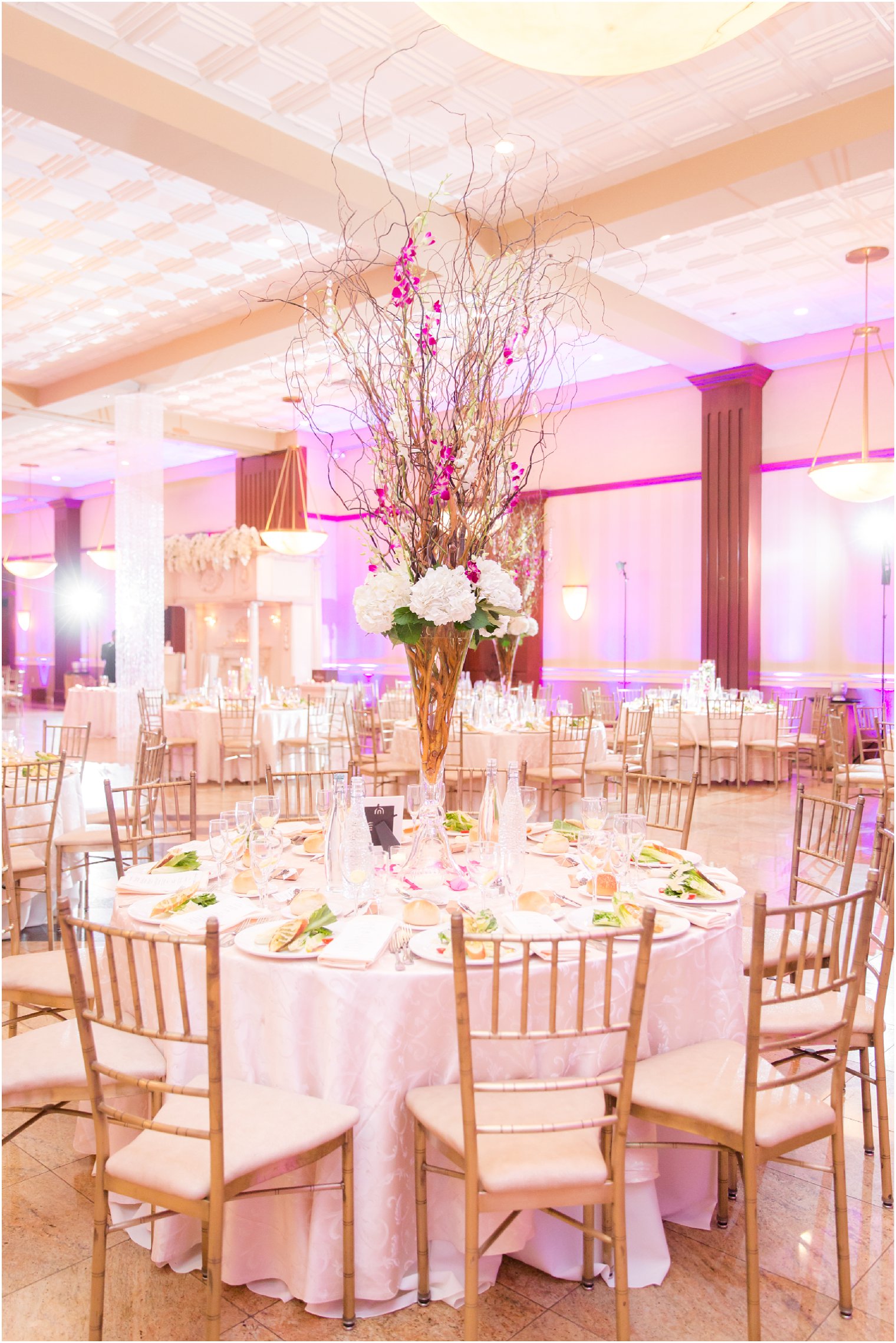 centerpieces at South Gate Manor