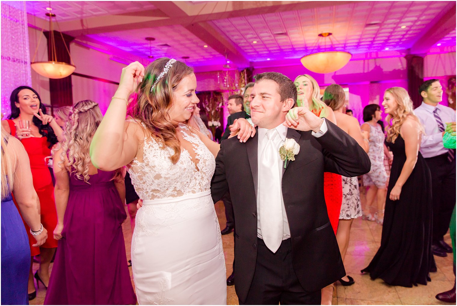 lively dance floor at South Gate Manor