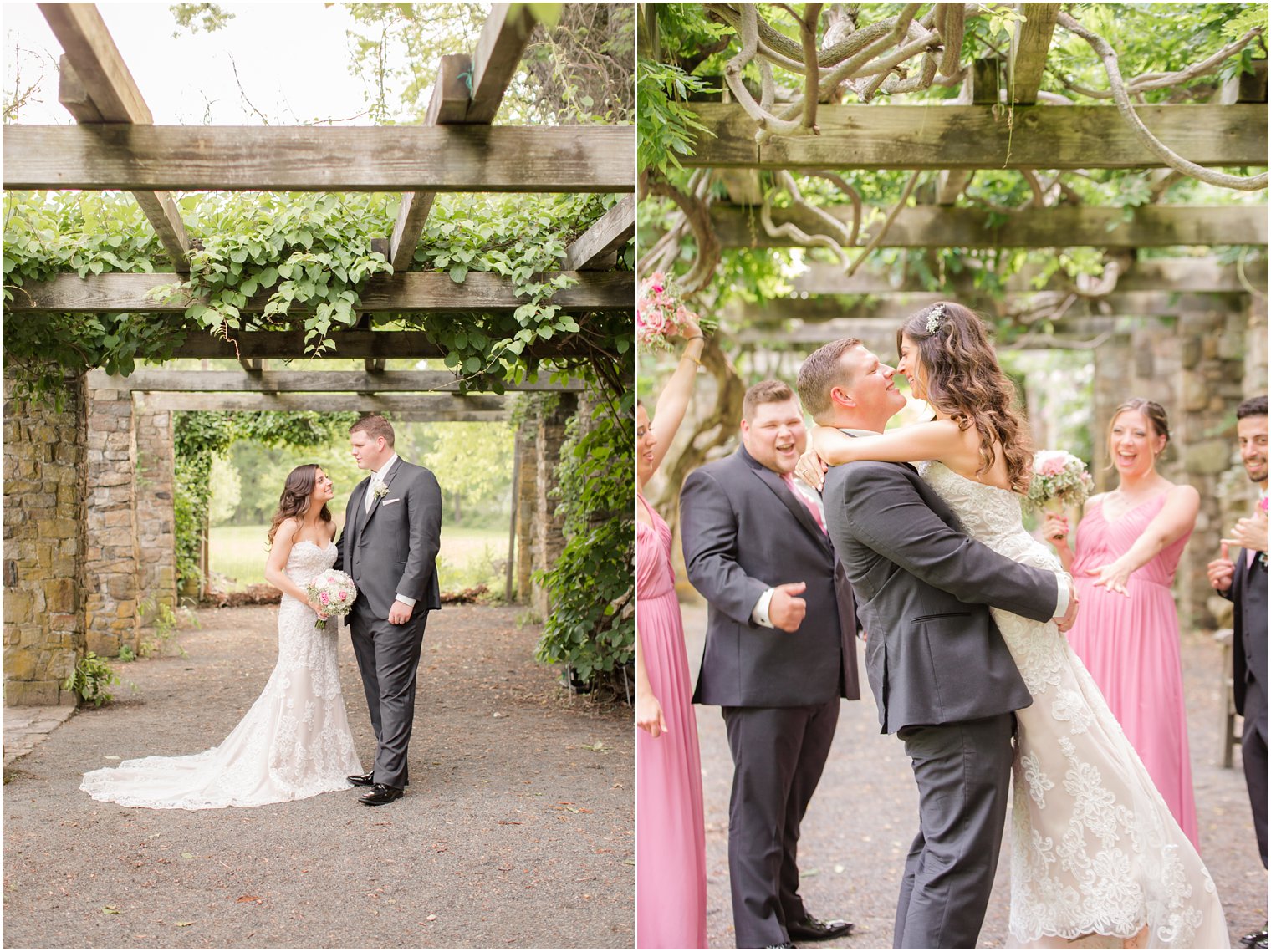 candid wedding photos at Cross Estate Gardens