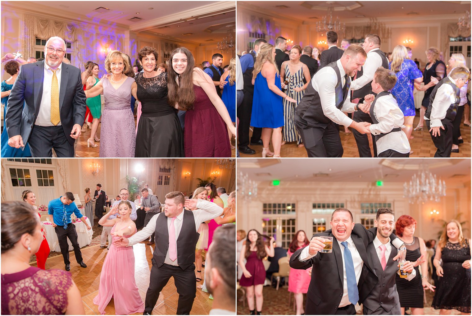 fun wedding reception photos at Meadow Wood Manor