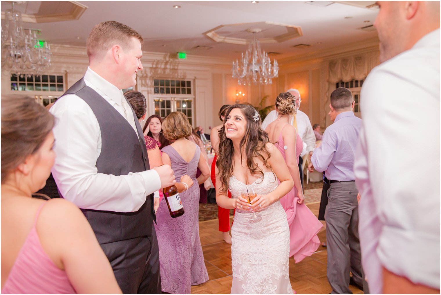 fun wedding reception photos at Meadow Wood Manor