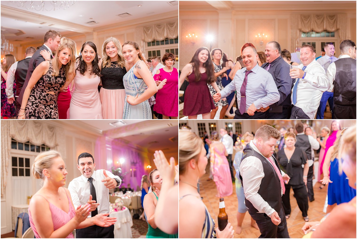 fun wedding reception photos at Meadow Wood Manor