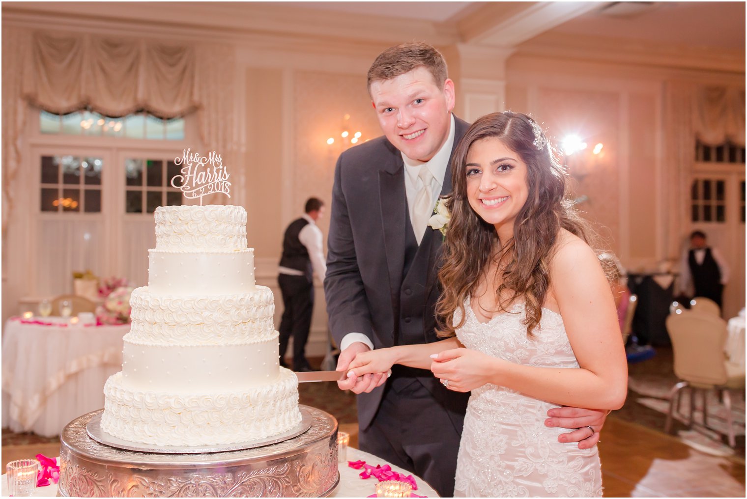 fun wedding reception photos at Meadow Wood Manor