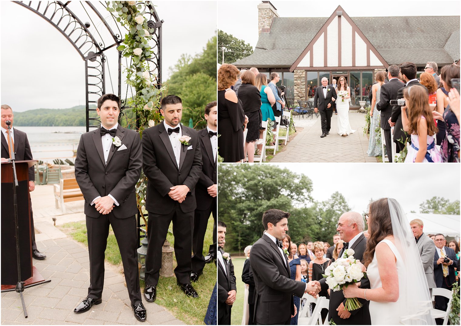 bride's processional photos